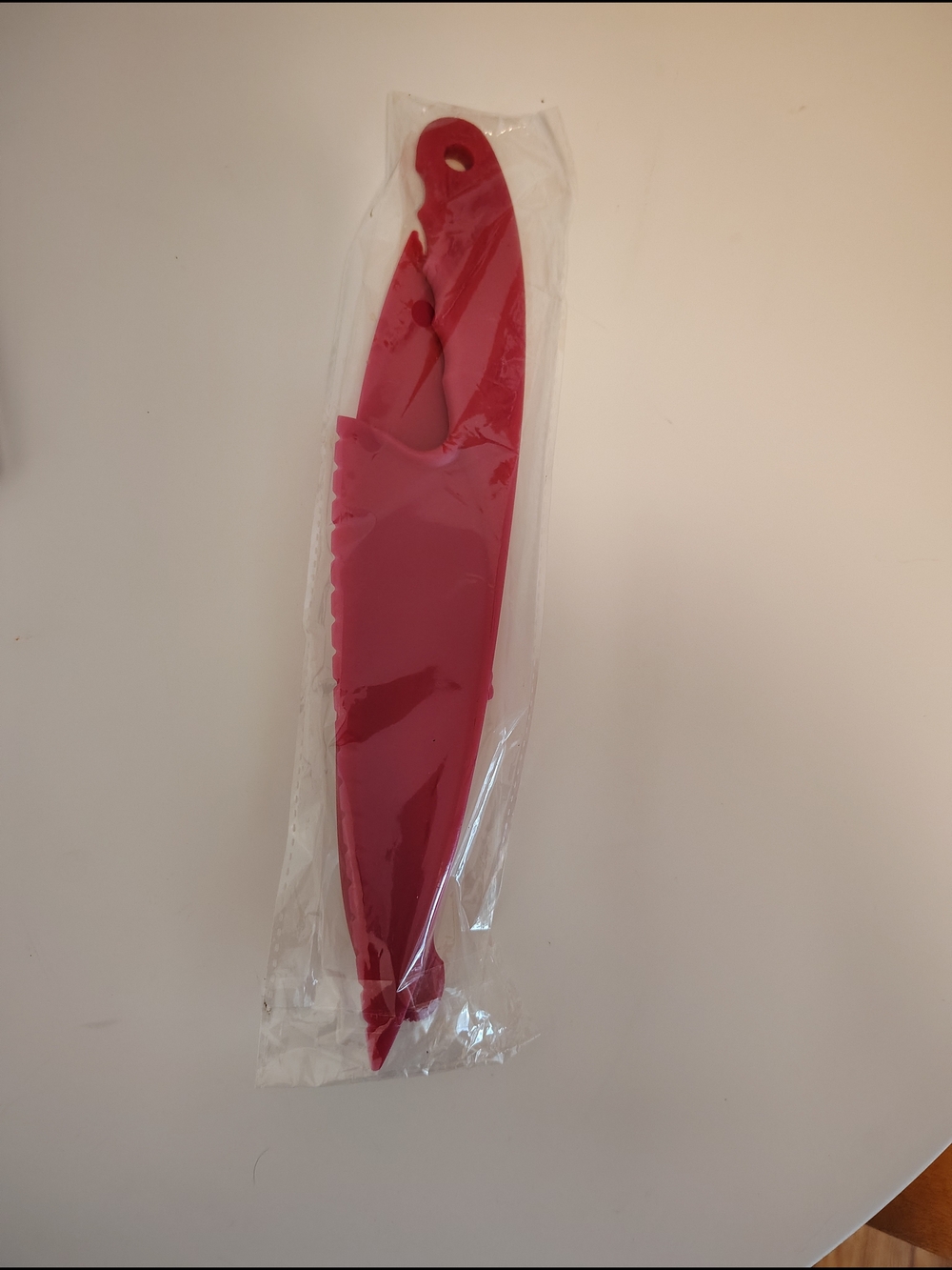 Red Women's Folding Comb with Sheath - Unbranded